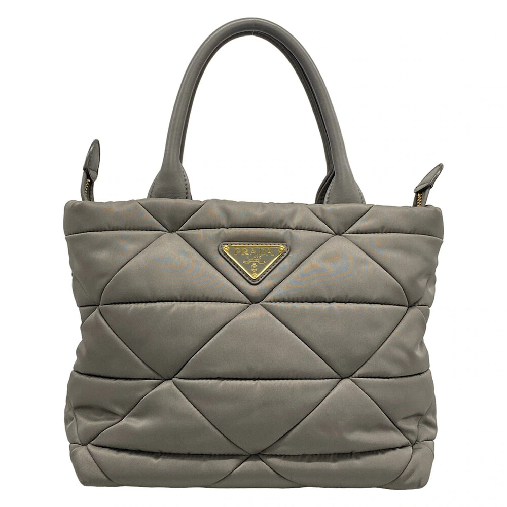Prada Padded Tote Bag Gray Nylon #305036P22B
